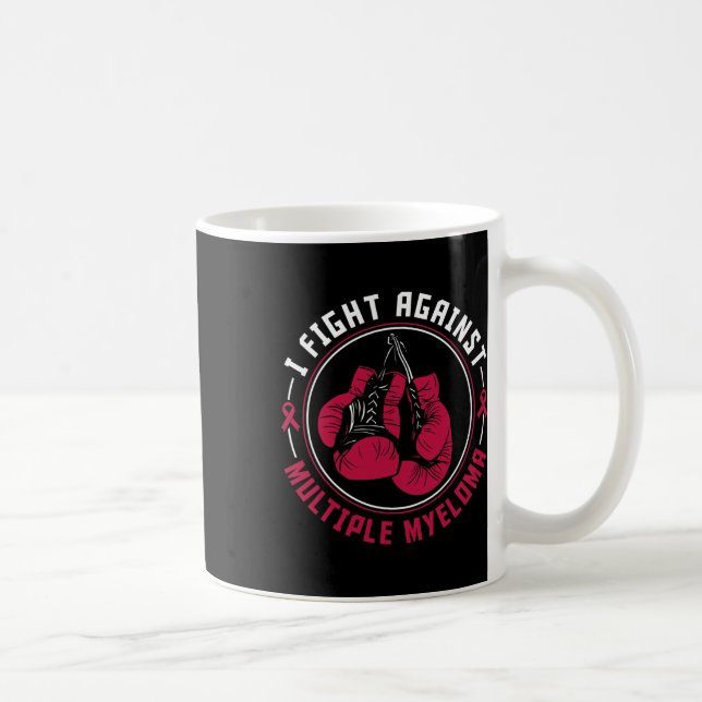 I Fight Multiple Myeloma Awareness Support Boxing  Coffee Mug (Right)