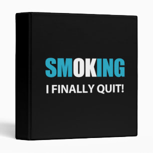 I Finally Quit - Stopped Smoking Reward Binder
