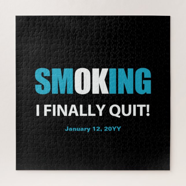 I Finally Quit - Stopped Smoking Reward Jigsaw Puzzle (Vertical)