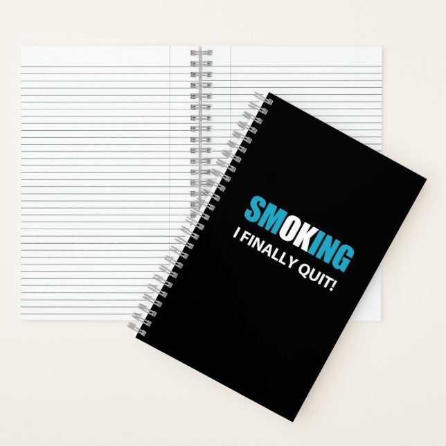 I Finally Quit - Stopped Smoking Reward Notebook (Inside)