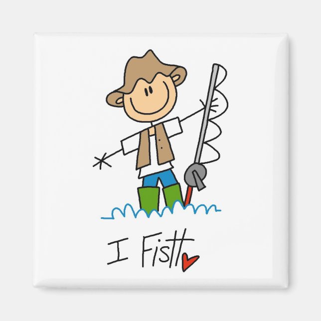 I Fish Magnet (Front)