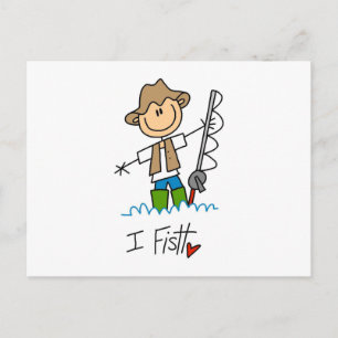 I Fish Postcard
