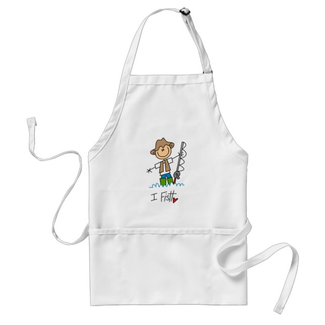 I Fish  Standard Apron (Front)