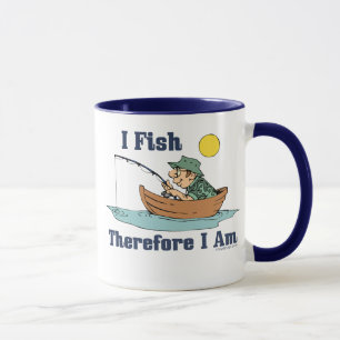 I Fish, Therefore I Am Mug