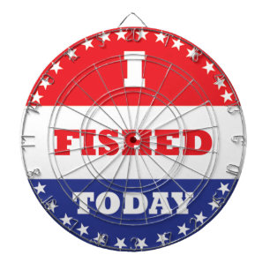 I Fished Today Dartboard
