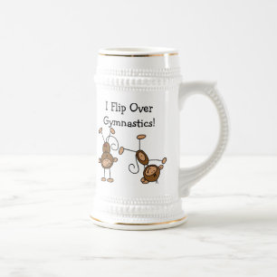 I Flip Over Gymnastics Beer Stein