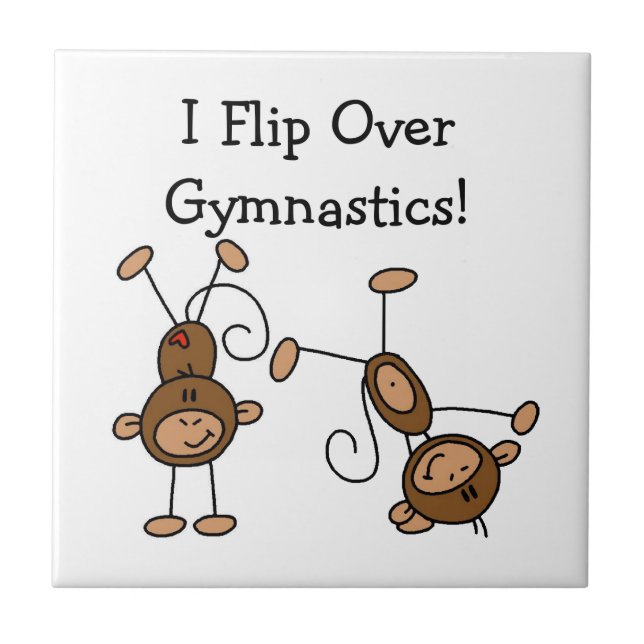 I Flip Over Gymnastics Tile (Front)