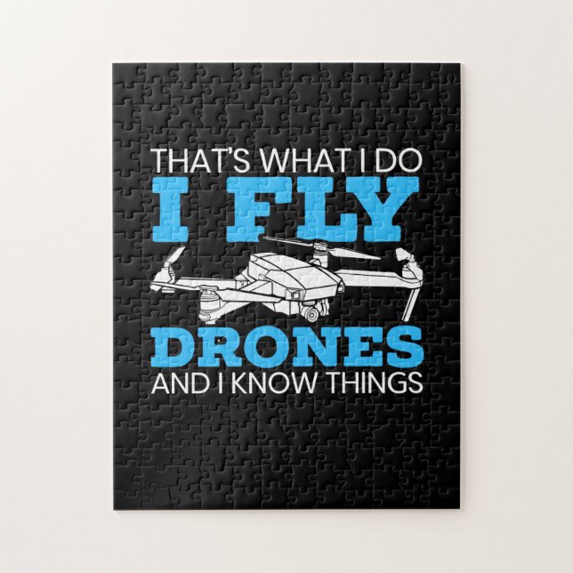 I Fly Drones Jigsaw Puzzle (Vertical)