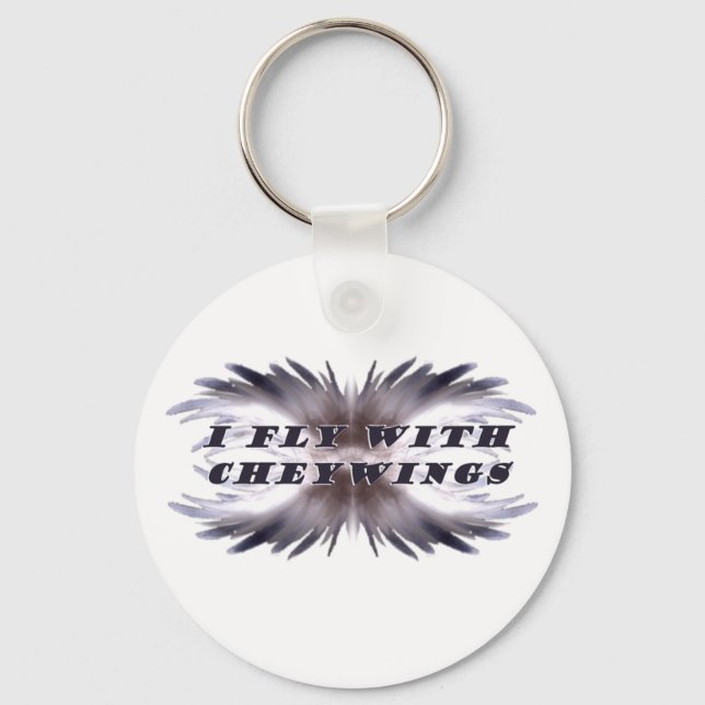 I fly with CHEYWINGS Keychain (Front)