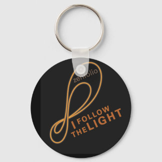 I follow the light  keychain