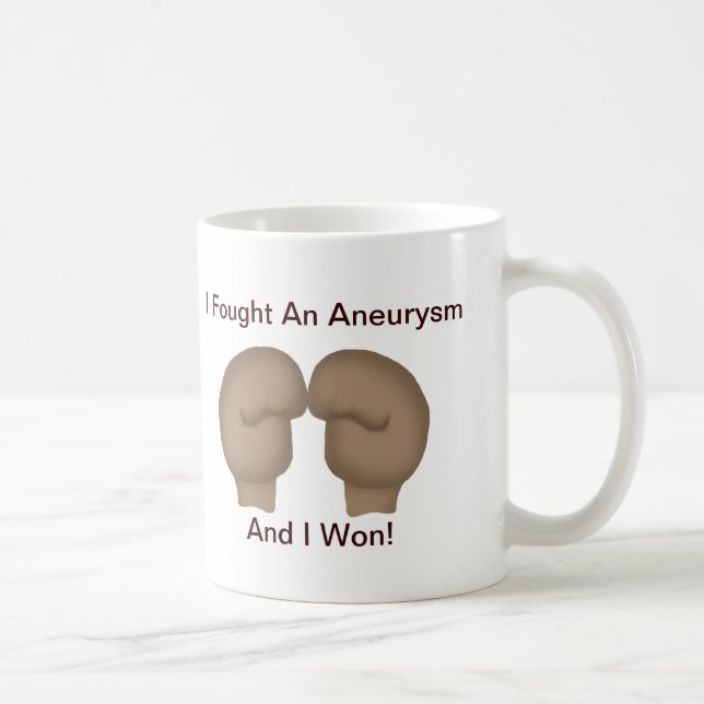I Fought An Aneurysm Mug (Right)