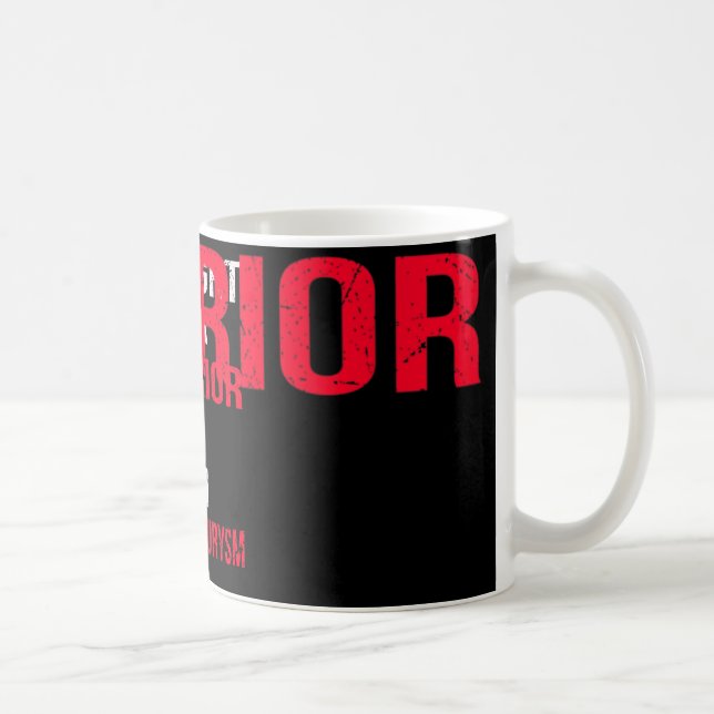 I FOUGHT LIKE A WARRIOR and WON BRAIN ANEURYSM  Coffee Mug (Right)