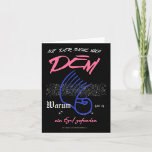 I Found A I Don't Care In My Search For The Why - Card