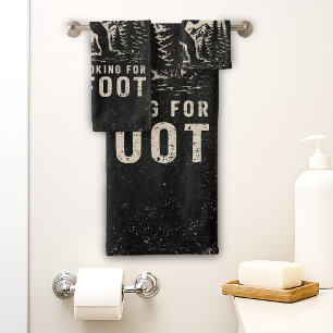 I Found Jesus Still Looking for Bigfoot Sasquatch Bath Towel Set