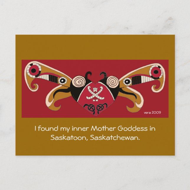 I Found My Inner Mother Goddess Postcard (Front)