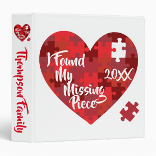 I Found My Missing Piece - Photo Album Life Book Binder