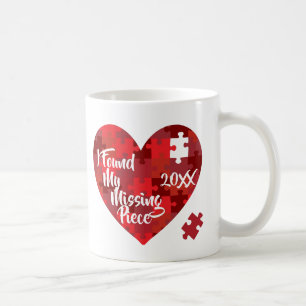 I Found My Missing Piece - Puzzle Heart Coffee Mug