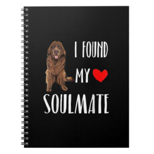 I Found My Soulmate Newfoundland Dog Lover Notebook