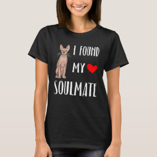 I Found My Soulmate Sphynx Cat  Best Friend T-Shirt