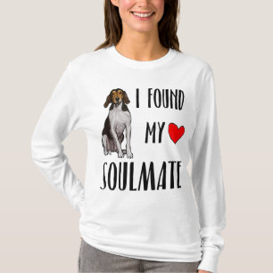 I Found My Soulmate Treeing Walker Coonhound Dog L T-Shirt