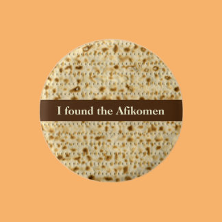 I found the Afikomen matzo Passover 1 Inch Round Button