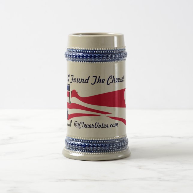 I Found the Cheese! Beer Stein (Center)