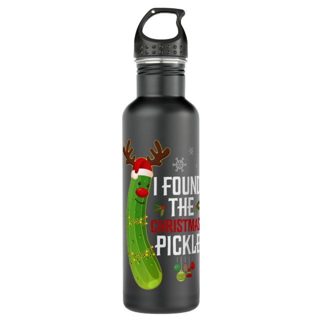 I Found The Christmas Pickle 710 Ml Water Bottle (Front)