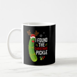 I Found The Christmas Pickle Coffee Mug