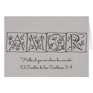 I Found the One my Soul Loves~Scripture~Spanish