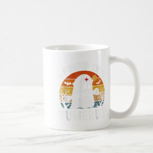 I Found This Humerus Funny Ghost Nurse Halloween Coffee Mug