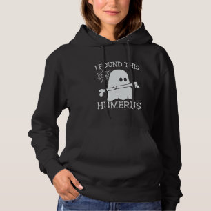 I Found This Humerus Funny Halloween ghost Hoodie