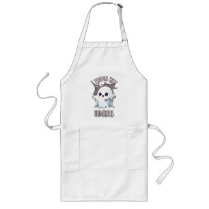 I Found This Humerus Funny Halloween Ghost Long Apron