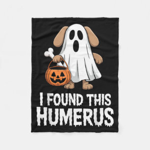 I Found This Humerus Halloween Costume Fleece Blanket