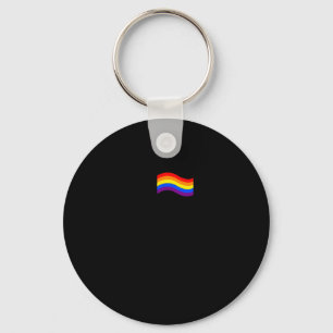 I Found Uranus Rainbow Spaceman Astronaut Keychain