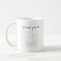 I Found You Word Search Game Photo Romantic