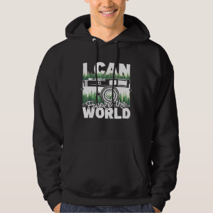 I Freeze The World Nature Photography Camera Photo Hoodie