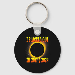I Funny Blacked Out 2017 Total Solar Keychain