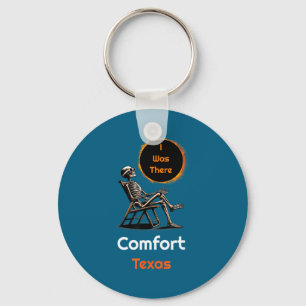 I Funny Solar Eclipse Comfort Texas There Keychain