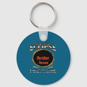 I Funny Solar Eclipse Meridian Texas There Keychain