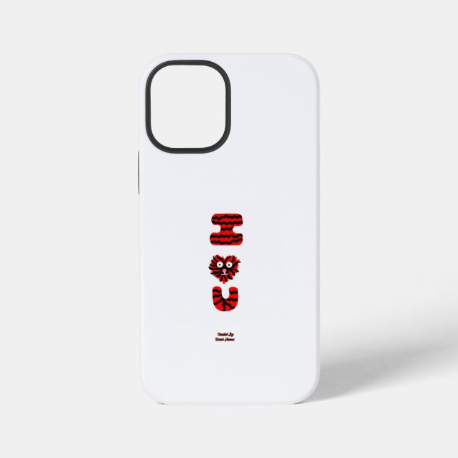 I Fuzzy U Apple iPhone 12 Mini Case (Back)