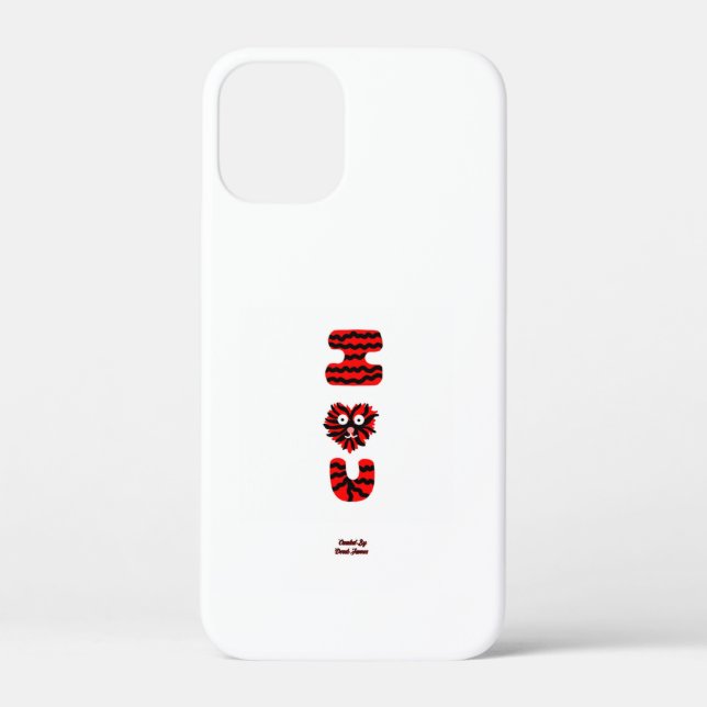 I Fuzzy U Apple iPhone 12 Mini Coque (Verso)