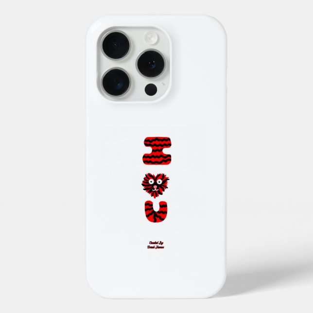 I Fuzzy U Apple iPhone 15 Pro Coque (Verso)