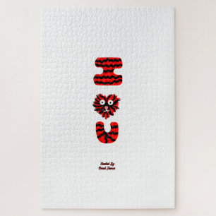 I Fuzzy U Puzzle (50.8 cm x 76.2 cm)