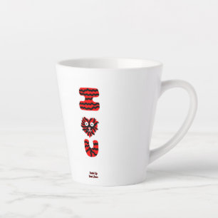 I Fuzzy U Small Latte Mug
