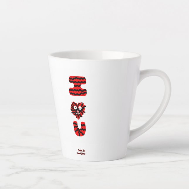 I Fuzzy U Small Latte Mug (Right)