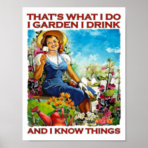 I Garden Poster