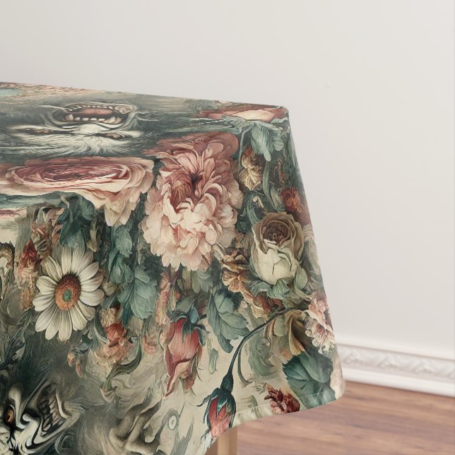 I Gave It Prey – Gothic Victorian Large Pattern Tablecloth (In Situ)