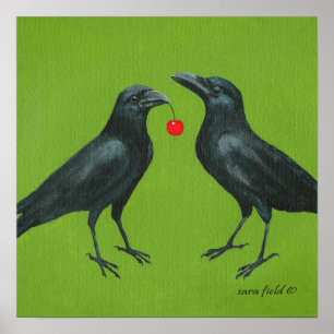 I gave my love a cherry poster