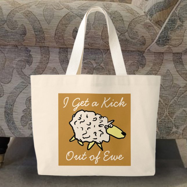 "I get a kick out of ewe" Sheep Project Bag (Creator Uploaded)