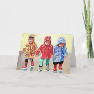 I get by with a little help from my friends card